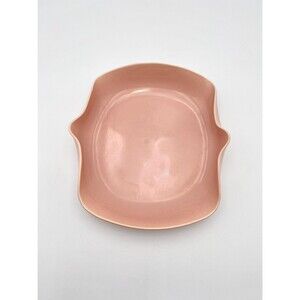 1950-1960’s California Pottery Pink Console Dish Biomorphic Shape